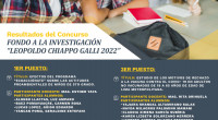 Ganadores del Concurso Leopoldo Chiappo Galli 2022